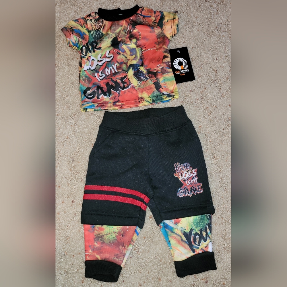3/6mo Akademiks 2pc sweats set